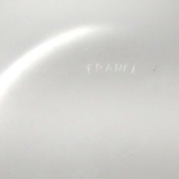 3 Martha Stewart Cereal Bowls Everyday Blue White Garden Trellis France Glass - Picture 10 of 11